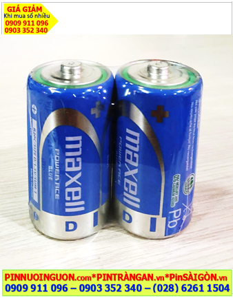 Maxell R20C /SUM1; Pin đại D 1.5v Maxell R20C /SUM1 Power ACE (Loại vỉ 2viên)